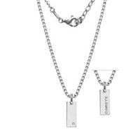 Halskette Comete Herr My Chain in Silber Diamante 0.005 Ct UGL 747 - UGL 747